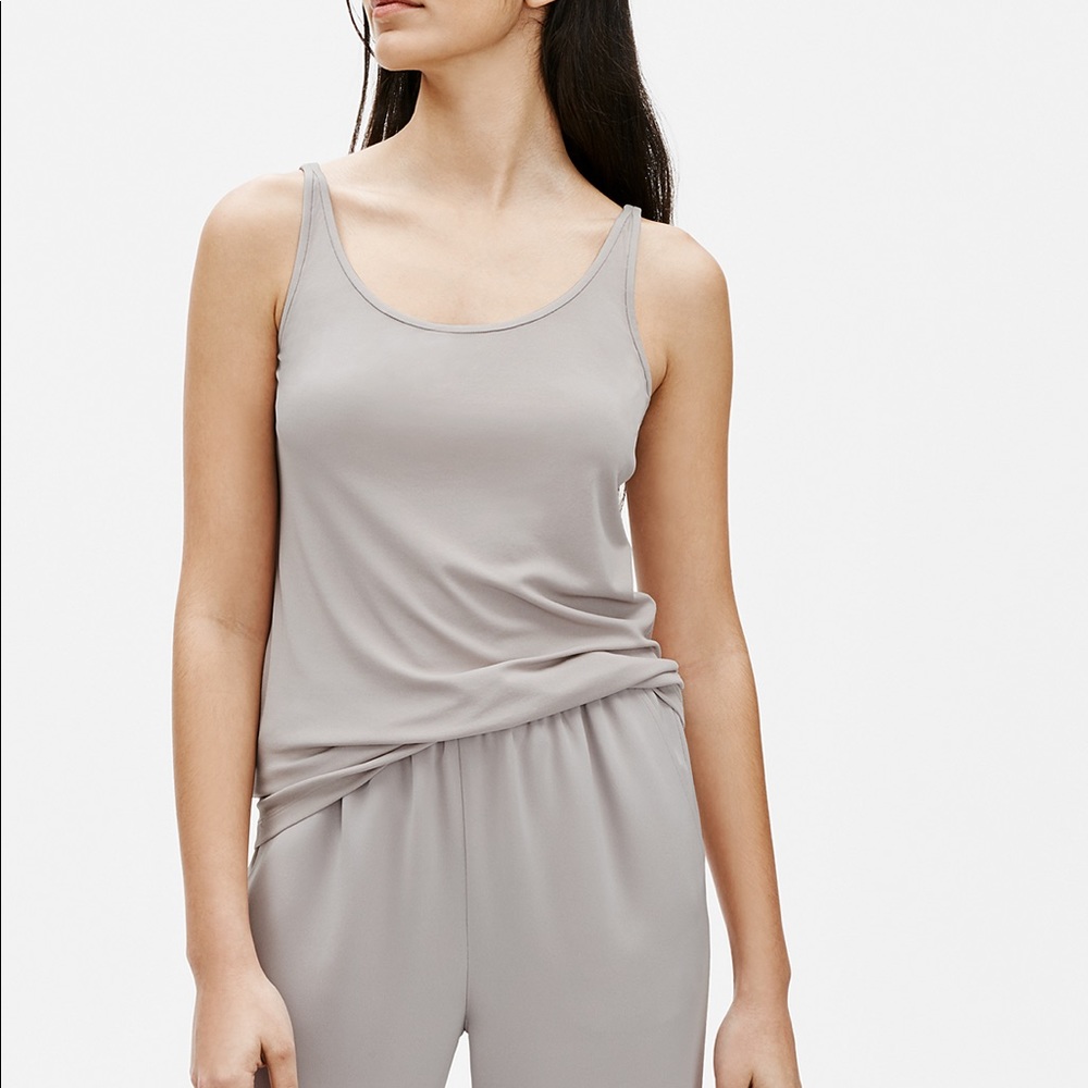 Eileen Fisher silk jersey tank